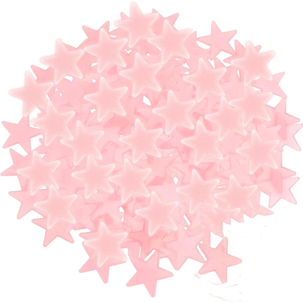 100Pcs Luminous Wall Stickers Glow In The Dark Stars Stickers For Kids Baby Rooms Colorful Fluorescent Home Room Decor Decals