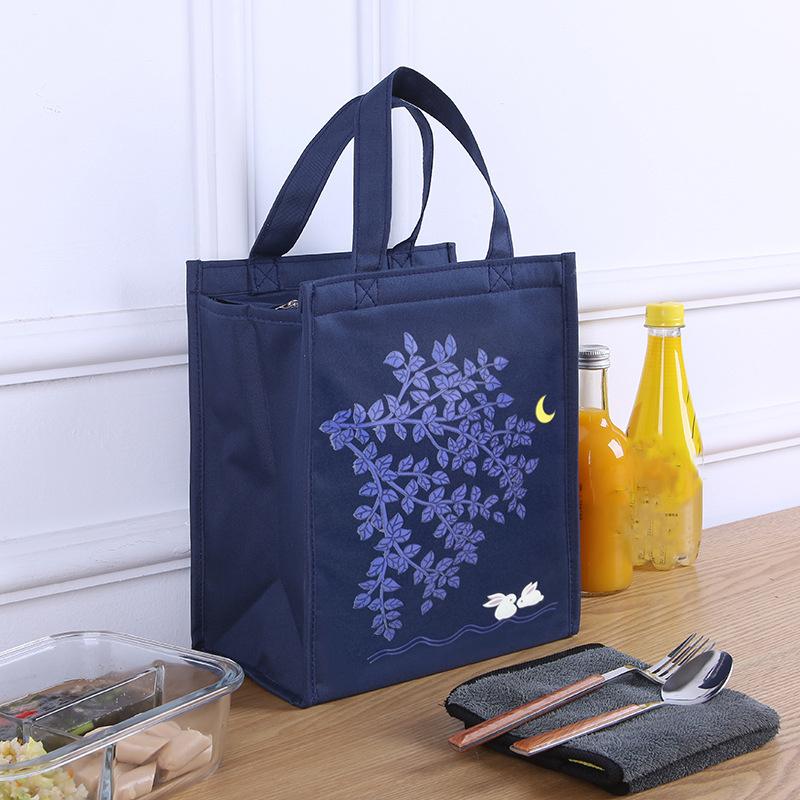 

Insulated bento handbag, student meal bag, waterproof and oil-proof, office worker meal bag, thickened aluminum foil bag