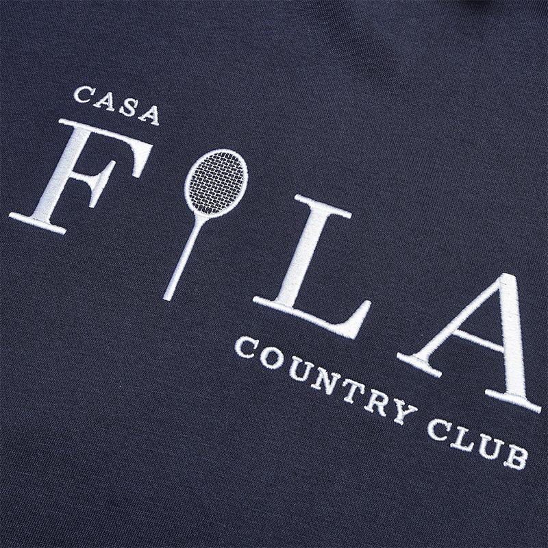 New FILA Sweatshirt Unisex Legend Blue F71U439201FNV