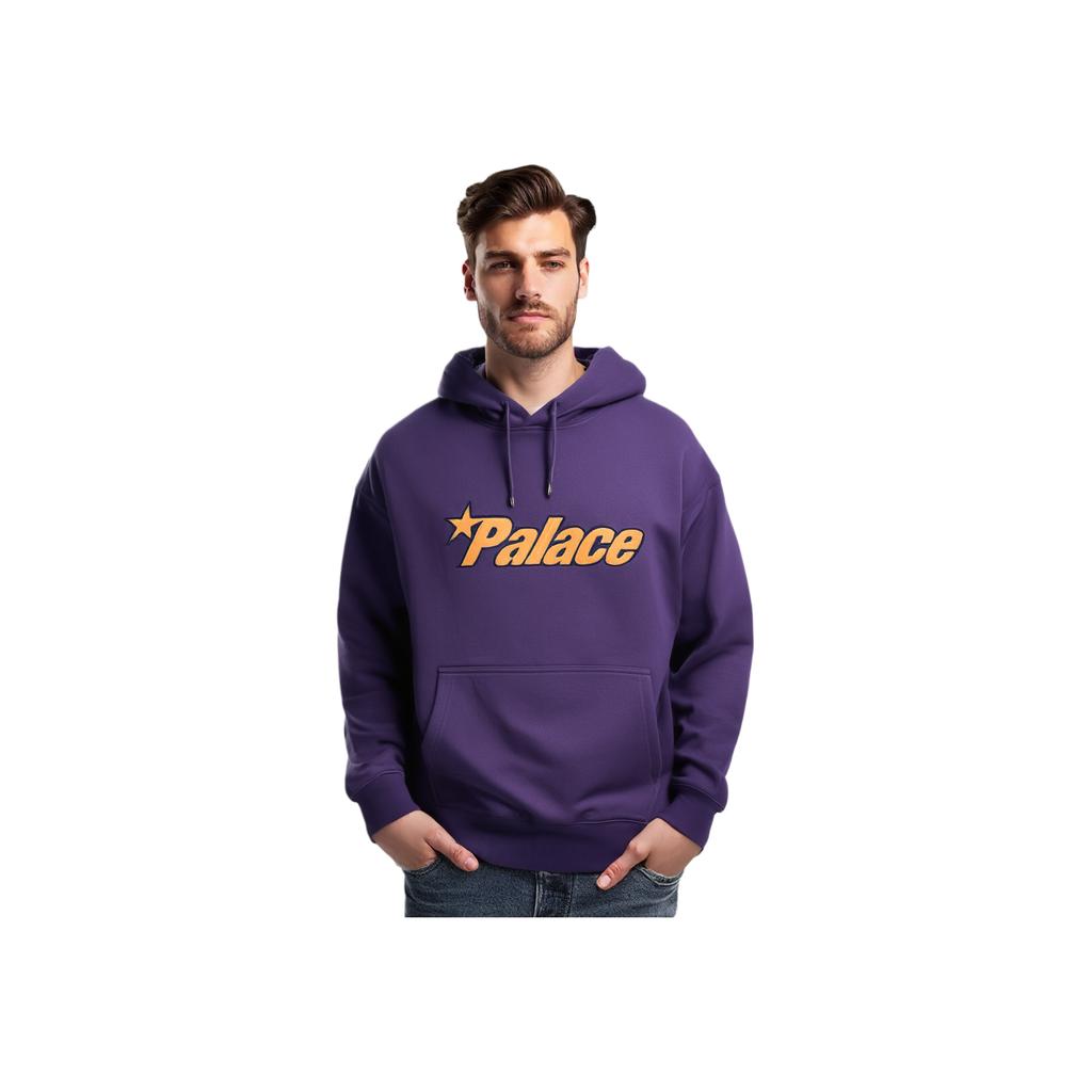 Palace Star Hood Purp Unisex Tops Purple P27CS197