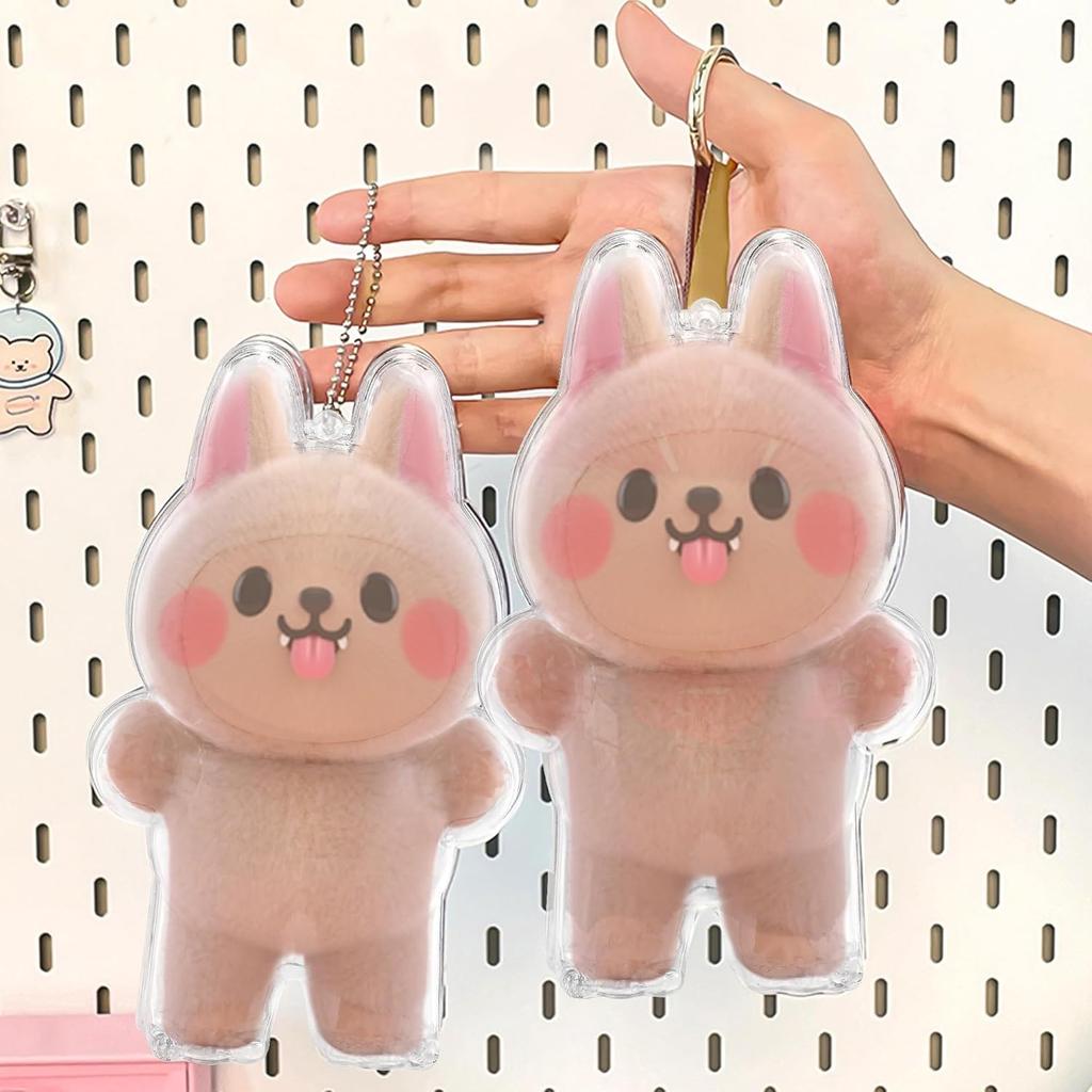 LABUBU Clear Case, Clear Cover, Fits LABUBU In Standing and Sitting Positions, Convenient Storage and Protection, Thin and Lightweight Acrylic