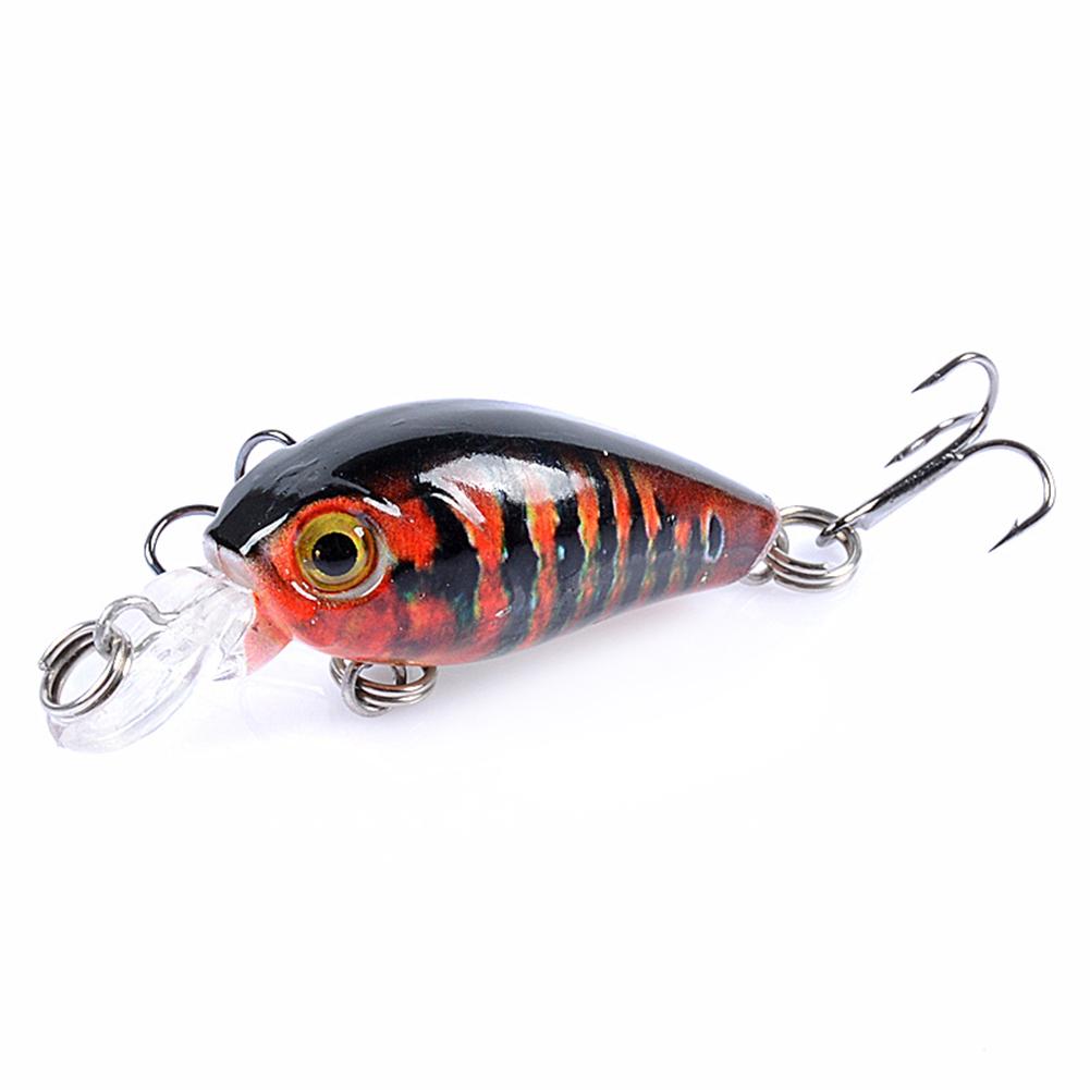 Makšķerēšana 6Gb 4,5cm Mākslīgie 4g Makšķerēšanas piederumi Lifelike Hard Water Vobleris Lure Swim Fish Bait