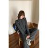 European-Style Spring 2025 Women's Tracksuit: Cardigan Jacket & High-Waisted Wide-Leg Pants Set