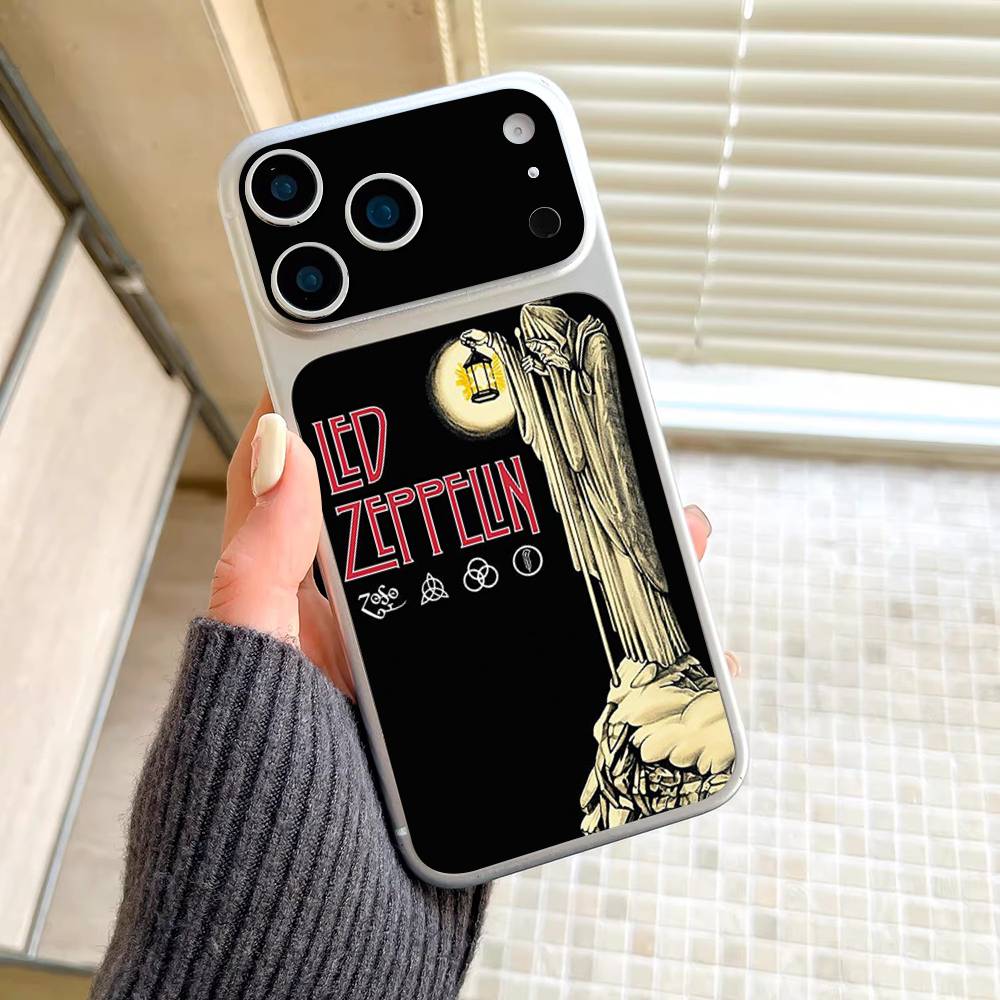 Rock Band L-Led Zeppelin Wrap Sticker For IPhone17 Pro/17pro Max Phone Decal Skin Rear Protector Case Film Full Cover