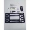 Car License Plate Bracket Front License Plate Holder Mounting Kit Universal Bumper Frame Mount With Stainless Steel Screw Cap License Plate Covers