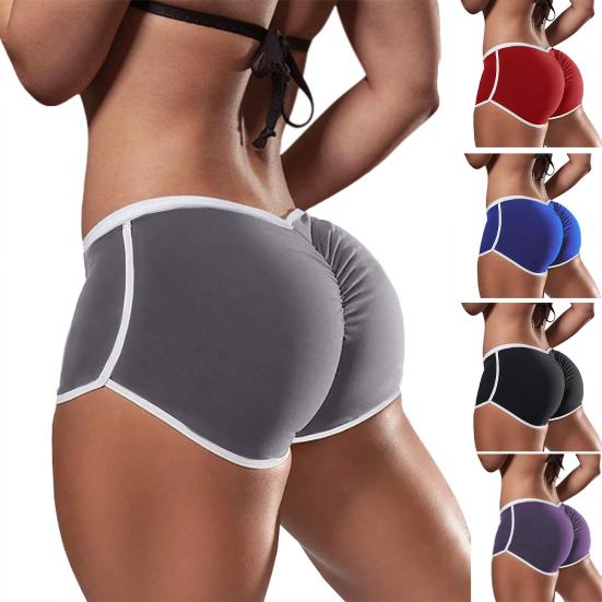 Workout Shorts High Waisted Butt Lift Summer Moisture Absorption Quick Dry Shorts for Fitness