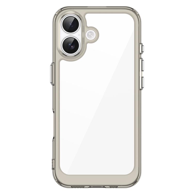 For iPhone 17 Case For Apple iPhone 17 Air iPhone 17 Pro Max Cover Funda Shockproof Clear PC + Silicone Protective Phone Cover