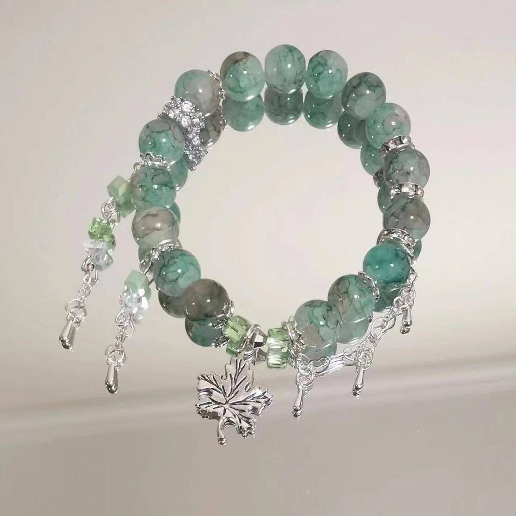 Sweet Style Woman Bracelet Personalized Charm Garden Beads Resin Material Bracelet Birthday Party Gift Exquisite Accessories