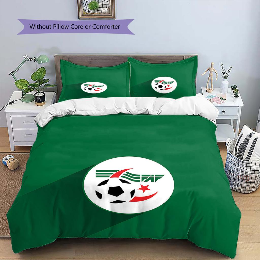 Les Fennecs Pattern Bedding Quilt Set  Home Decoration  Gift (1 * duvet cover + 2 * pillowcase  without core)