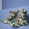 Men's High-Top Camouflage Desert Combat Boots - New Styles, Large Sizes Available
