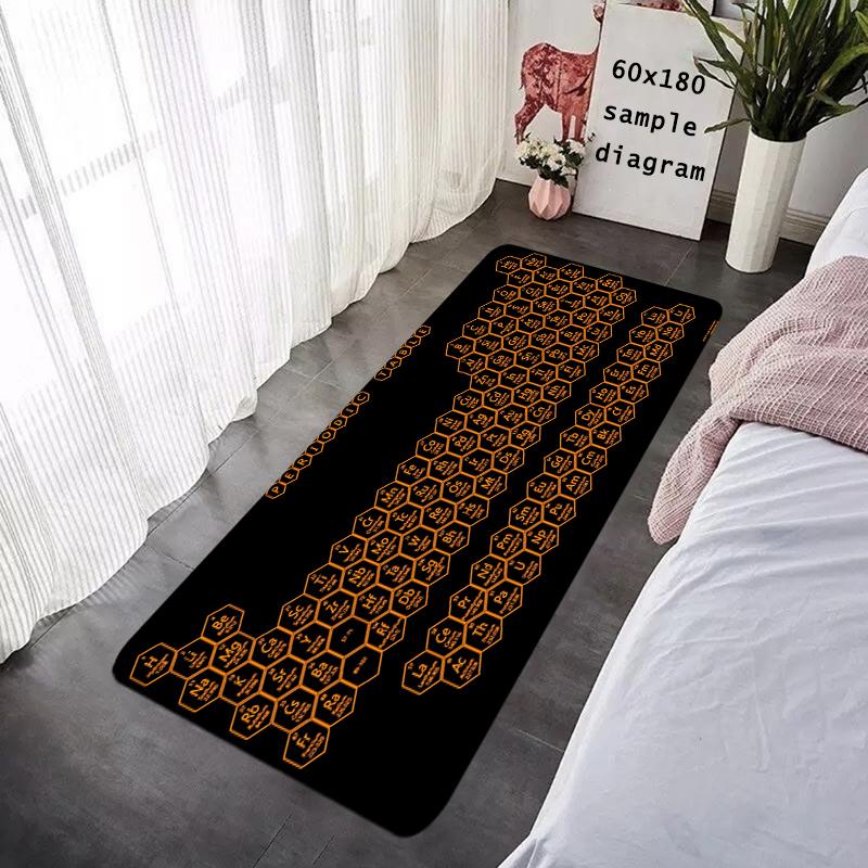 Entrance Doormat Periodic Table of Elements Rug Hallway Carpet Living Room Rugs Foot Carpets Floor Mats Non-slip Home Decoration