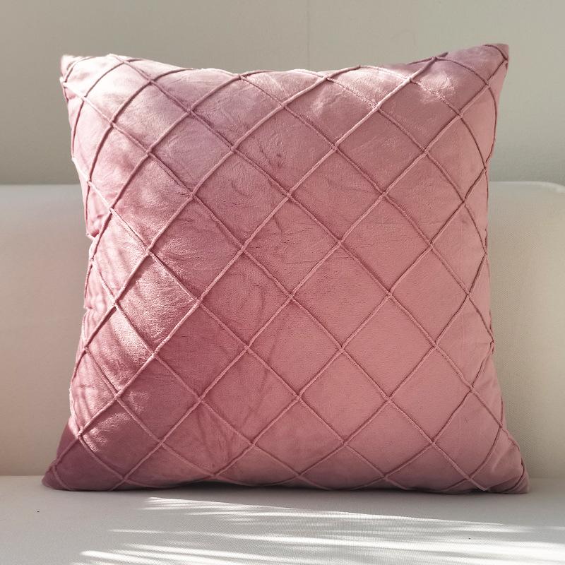 velvet Design pillow cover, living room pillow decoration, home decoration, sofa pillow 45x45 cm
