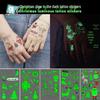 Ricalon Glow-in-the-Dark Waterproof Christmas Temporary Tattoos for Kids