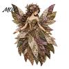 Fabric Craft Supplies Flower Fairy Patchwork DIY Kit, Layered Sewing Floral Wall Decoration Kit for Adults, Whimsical Home Decor