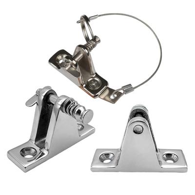 Stainless Steel Boat Top Deck Hinge Marine Boat Hinge Mount Top Fitting Hardware Boat Accessories Easy To Install