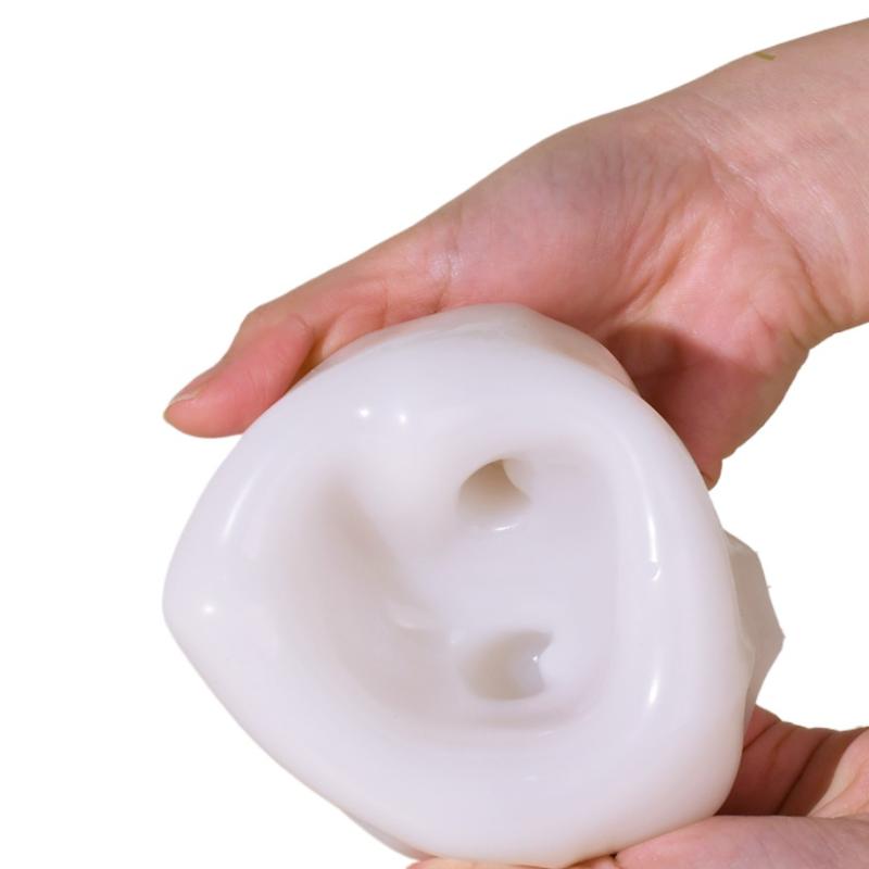 Cake Kitchen Baking Decoration Accessories 3D Cute Milk Pudding Silicone Mold Jelly Bowl Cake White Cold Ice Powder Mold
