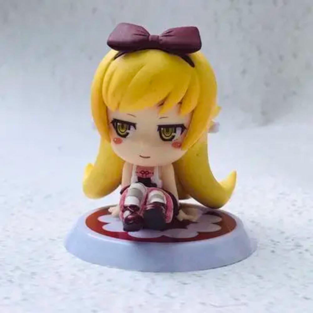 Anime Peripherals Q Version Oshino Shinobu Various Styles Action Figure Collect Desktop Ornament Model Toy