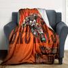 Name Custom Cleveland Browns Print Flannel Blanket High Quality Warm Comfortable Cover for All Seasons Perfect for Gifts Home Decor