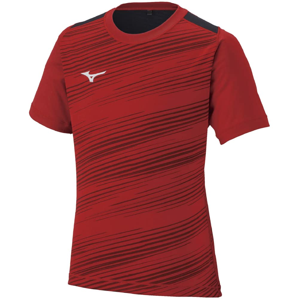 Mizuno TM Reversible Game Chinese Red x Size 140 Shirt, Junior, P2MA2195, Black,
