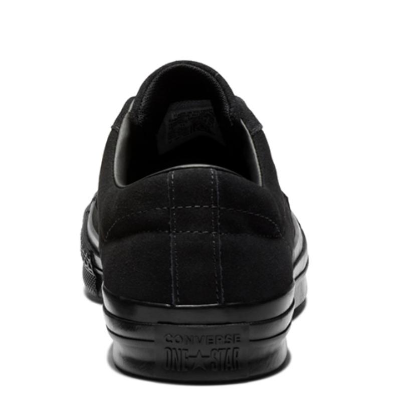 Converse One Star Low Triple Black Low Top Black Samurai Vintage Casual Non-Slip Lightweight Low-Top Board Shoes Unisex Black