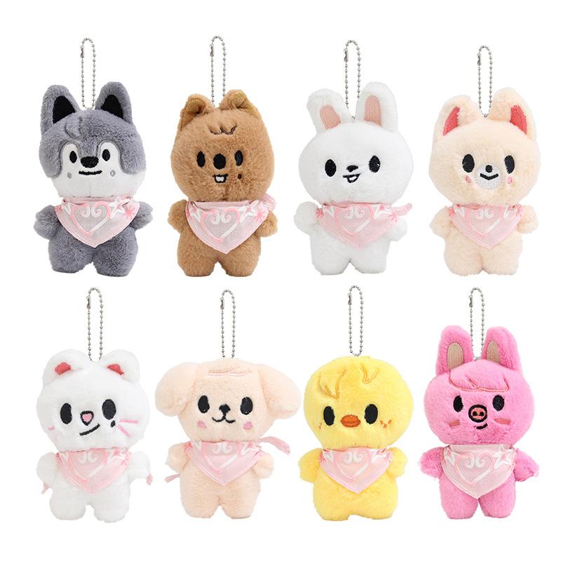 Stray Kids SKZ Mini Keychain Pendant New SKzoo FM Field Week 5cm Plush Cartoon Cute Pendant Children's Birthday Toy
