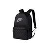 Nike Heritage Sports Trend Polka Dot Pattern Print Polyester Backpack Unisex Backpacks Black Gray BA5761-011