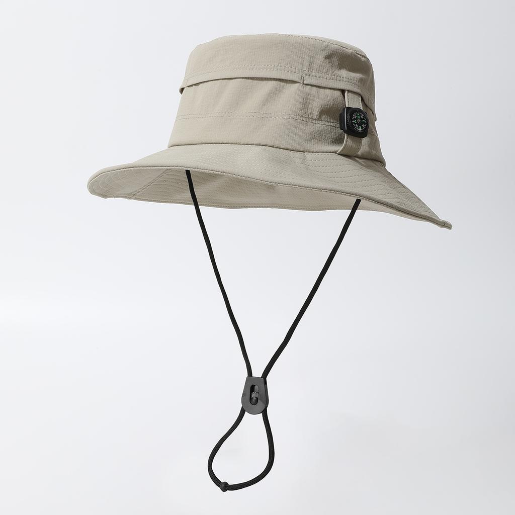 Quick-drying Wide-brimmed Sunshade and Windproof Casual Fisherman's Hat, Outdoor Camping, Mountain Climbing, Hiking and Fishing