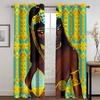 African Ancient Blackout Curtains Retro Egyptian Kids Teens Bedroom Window Curtain Decor Living Room Drapes(2Panels)Cortina