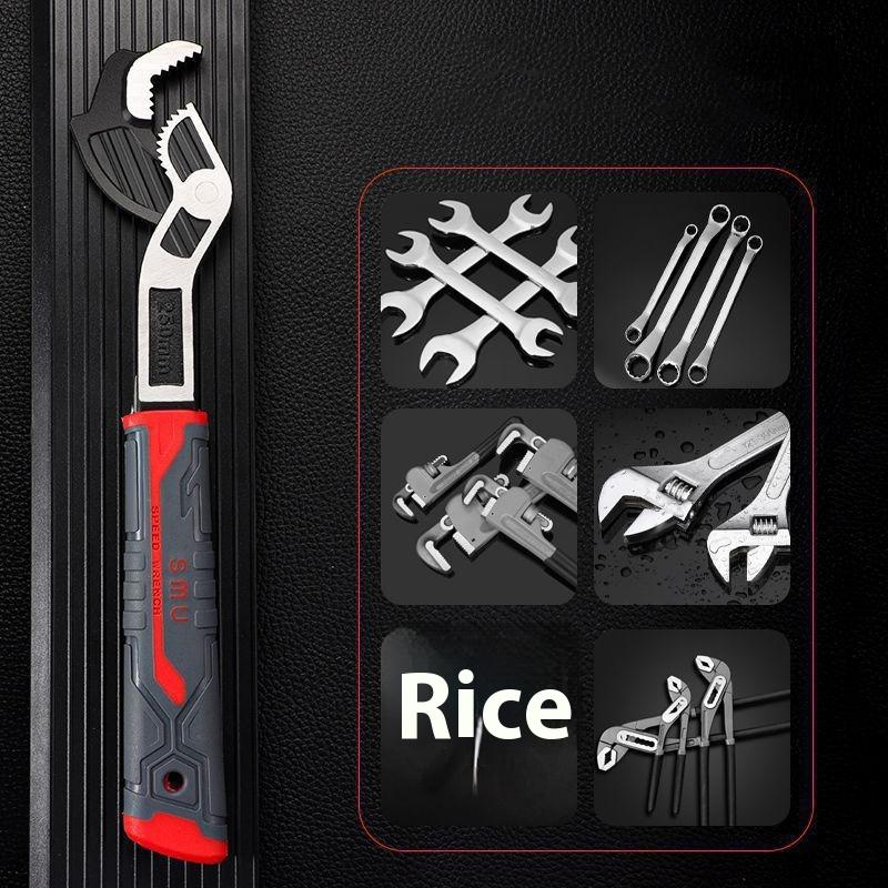 Multi-Function Adjustable Wrench Universal Wrench Fast Wrench Cr-V Bathroom Pipe Wrench Plumber Multi Hand Tool