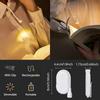Portable LED Book Lamp USB Rechargeable Eye Protection Night Light Mini 360°Clip-On Desk Reading Lamp Travel Bedroom Night Light