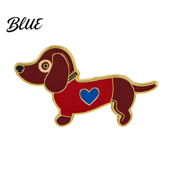 Lightweight Dog Brooch Cute Dachshund Lapel Pin Funny Puppy