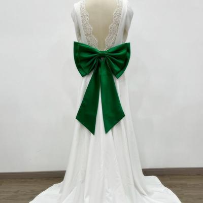 Removable Bowknot Waist Ornament Large Wedding Dress Decorations  Sophisticated Gown