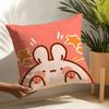 3 Classic Painting Of A Quirky Fun Rabbit Pillow Case Home Living Room Decoration Linen Pillowcover Pillow Cases Cushion Cover