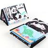 Source Factory 0-3 Year Old Baby Folding Desk Calendar Cloth Book, Fun Mirror Cloth Book Toy Animal Color English Cognition
