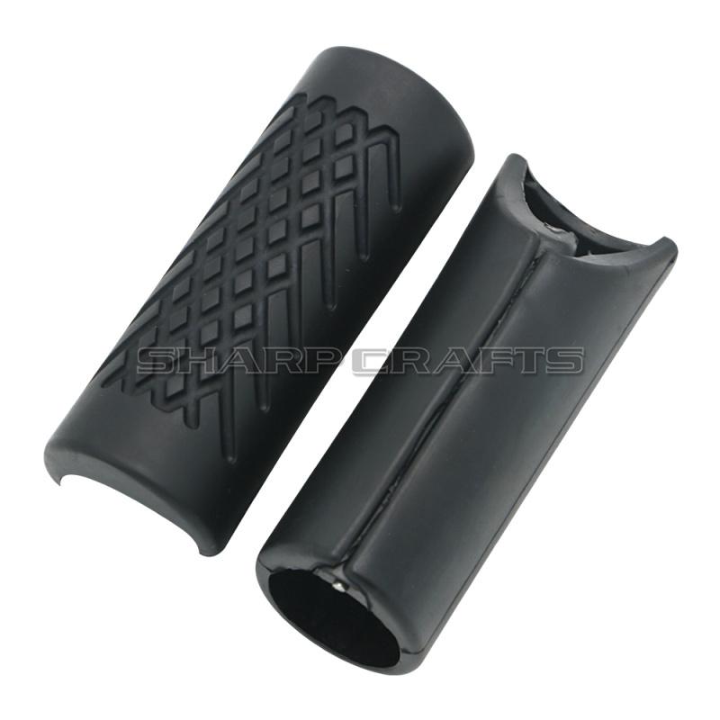 Motorcycle 32mm 1-1/4" Engine Guard Bar Rubber Pegs For Harley Softail Sportster Road King Touring Honda Yamaha Suzuki Kawasaki