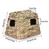 Hamster Hideout Tunnel Toy Hutches Supplies Hut Pets Hideaway for Home Use Hospital