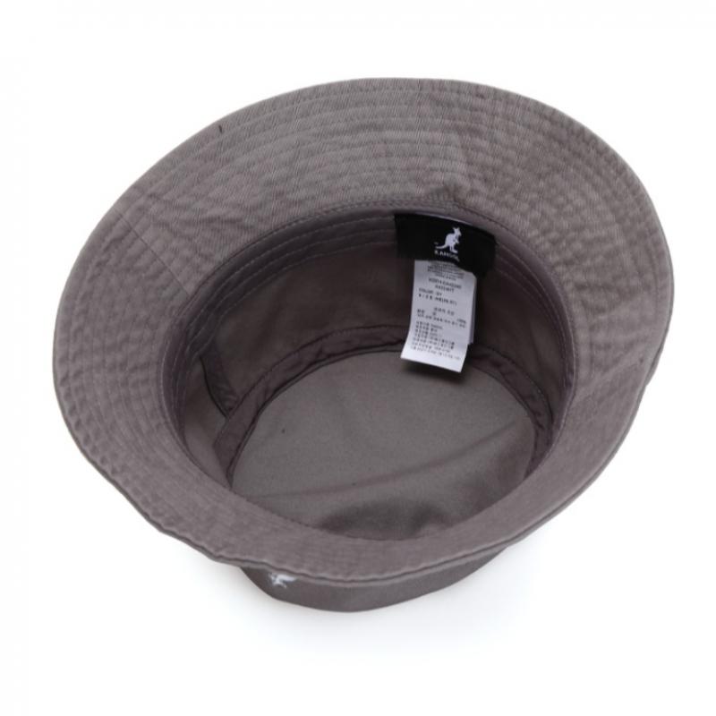 Kangol Washed Bucket Hat Gray 4224