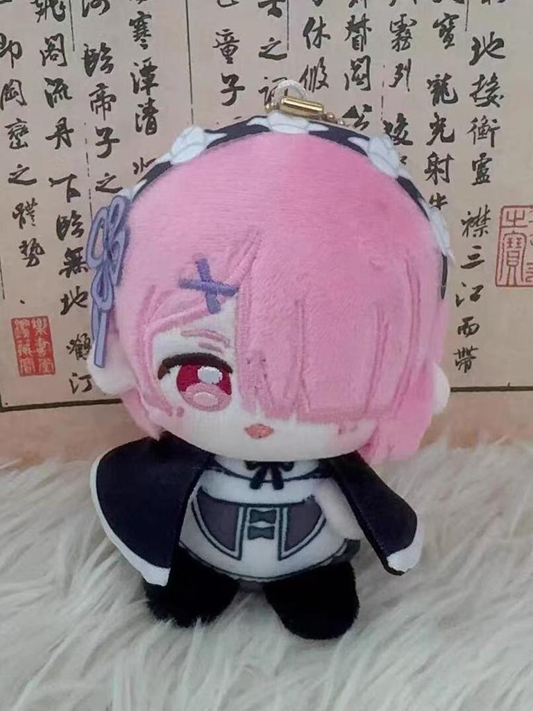 Life In A Different World From Zero Plush Doll Rem Anime Cosplay Pendant Keychain Cartoon Figure Stuffed Toy Kids Birthday Gift