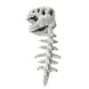 Dinosaurierskelett Kostüm Kapuze 3D Rippen Wirbelsäule Schwanz Detail Kinder Halloween Outfit Geschenk