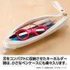 Sekisei Decopin Glasses-Shaped Portable Folding Scissors Keychain Light Green DP-8330-33, Compact Travel Scissors Made in Japan