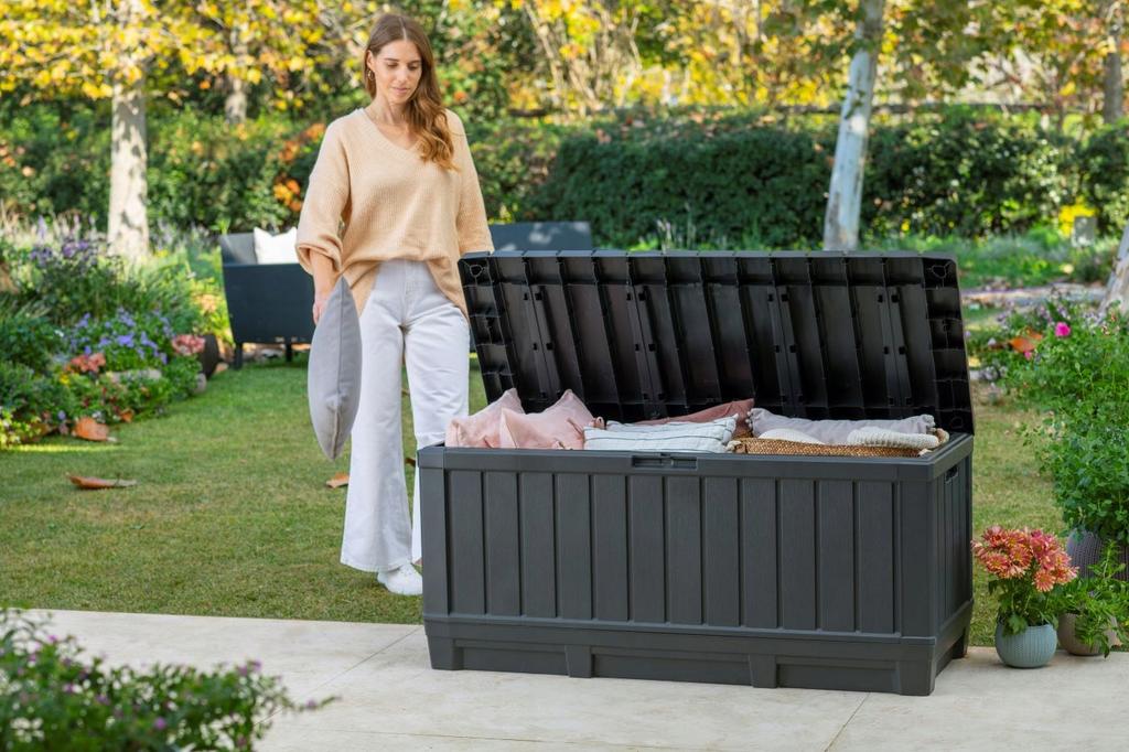 KETER Tuinbox Opbergbox Zitje 350L