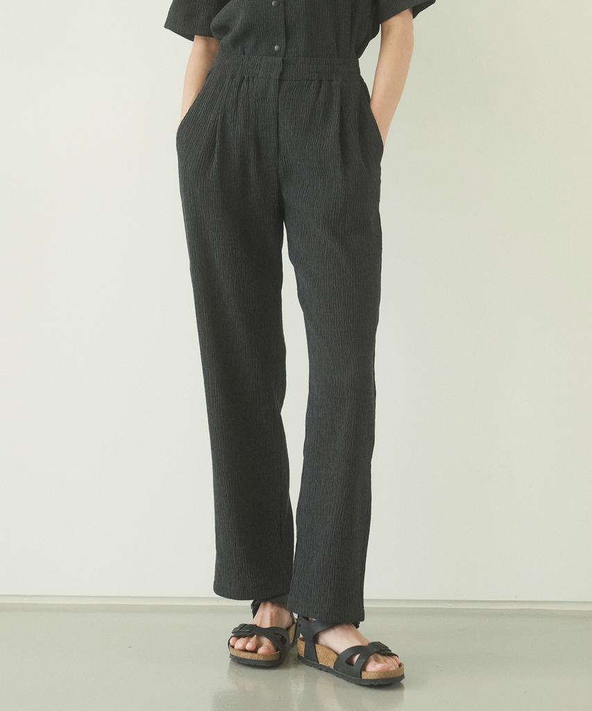 210EDIT Women'S Coolingcle One-Pleat Wide Pants [3 Color]_Ze2Pt028