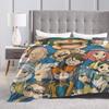 Inazuma Eleven Video Game Sports Game Blanket Soft Warm Flannel Throw Blanket Bedding for Bed Livingroom Picnic Travel Home Sofa