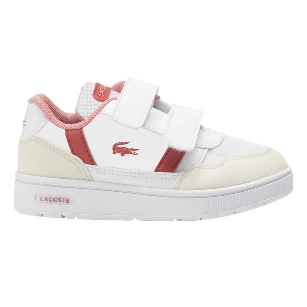 Lacoste Barns/Kids T-Clip Syntetisk Semsket Skinn Treningssko