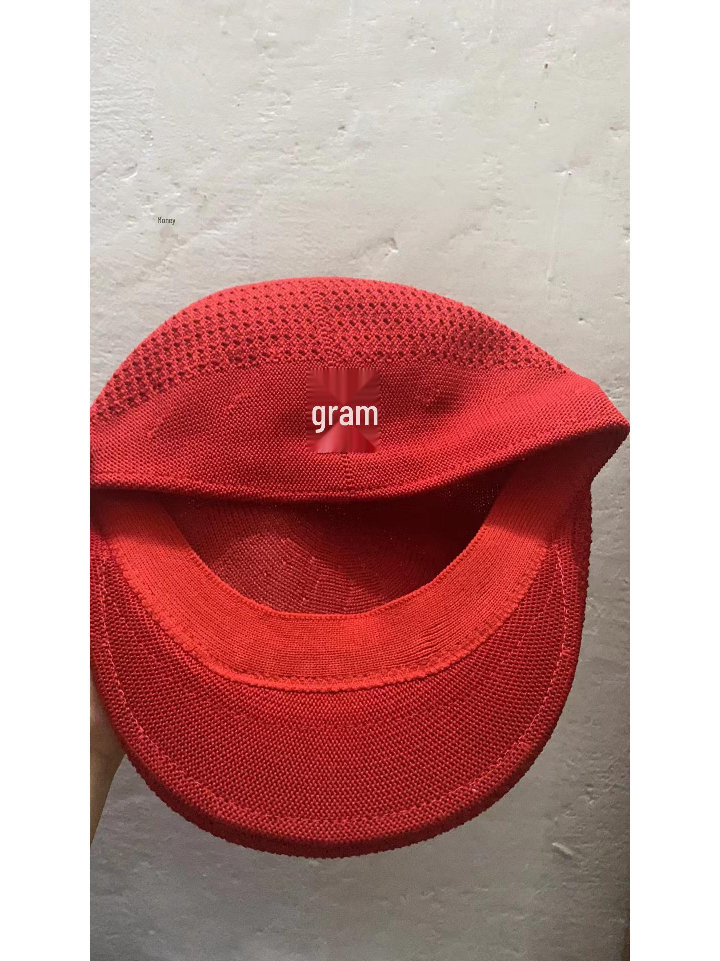 KANGOL Унисекс Летний Сетчатый Берет - Ветрозащитная Плоская Кепка в Стиле Хёны M (56-58cm)