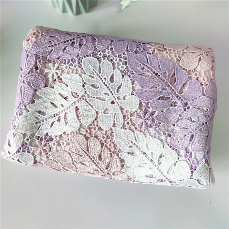 Vysoce kvalitní elegantní duté krajkové umělecké látky pro DIY šití letních šatů, sukně, oděvu, pozadí, dekorace, umělecká designérská látka