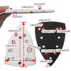 4 Nail 7 Holes Polishing Disc Practical Triangular Hook & Loop Sanding Pad Replacement Plate for DTS 400-REQ