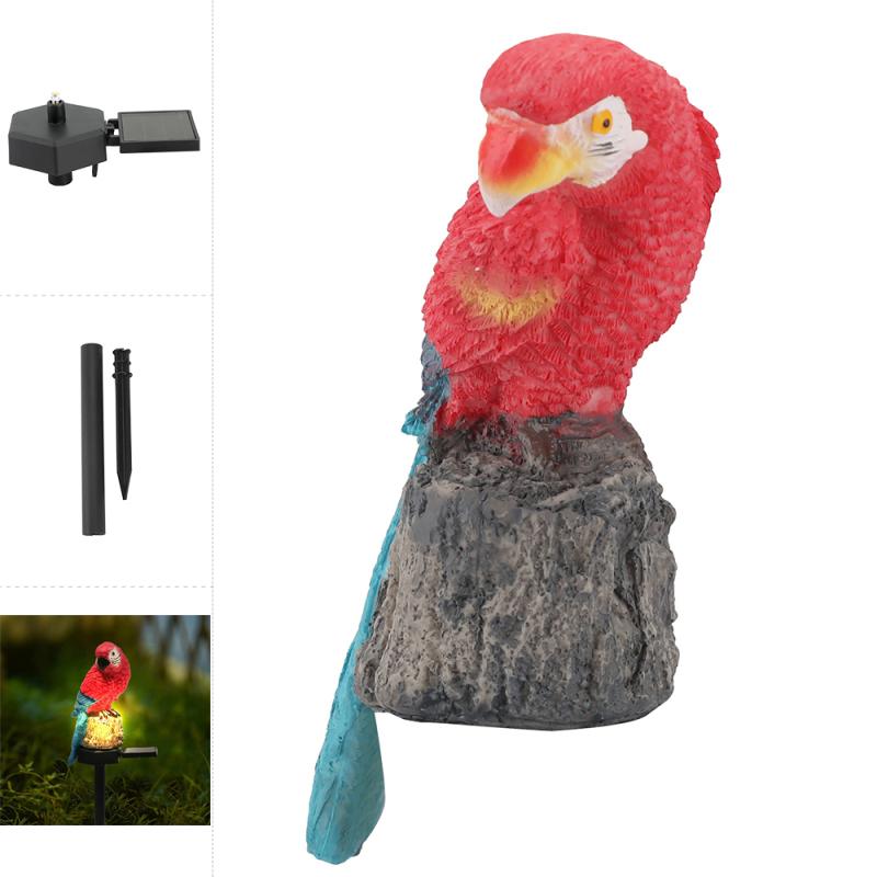 Solar LED Owl Garden Stake Lights Realistic Outdoor Lamp Solar Led Light Outdoor Garden Decoration Lamp Waterproof Solar Lights