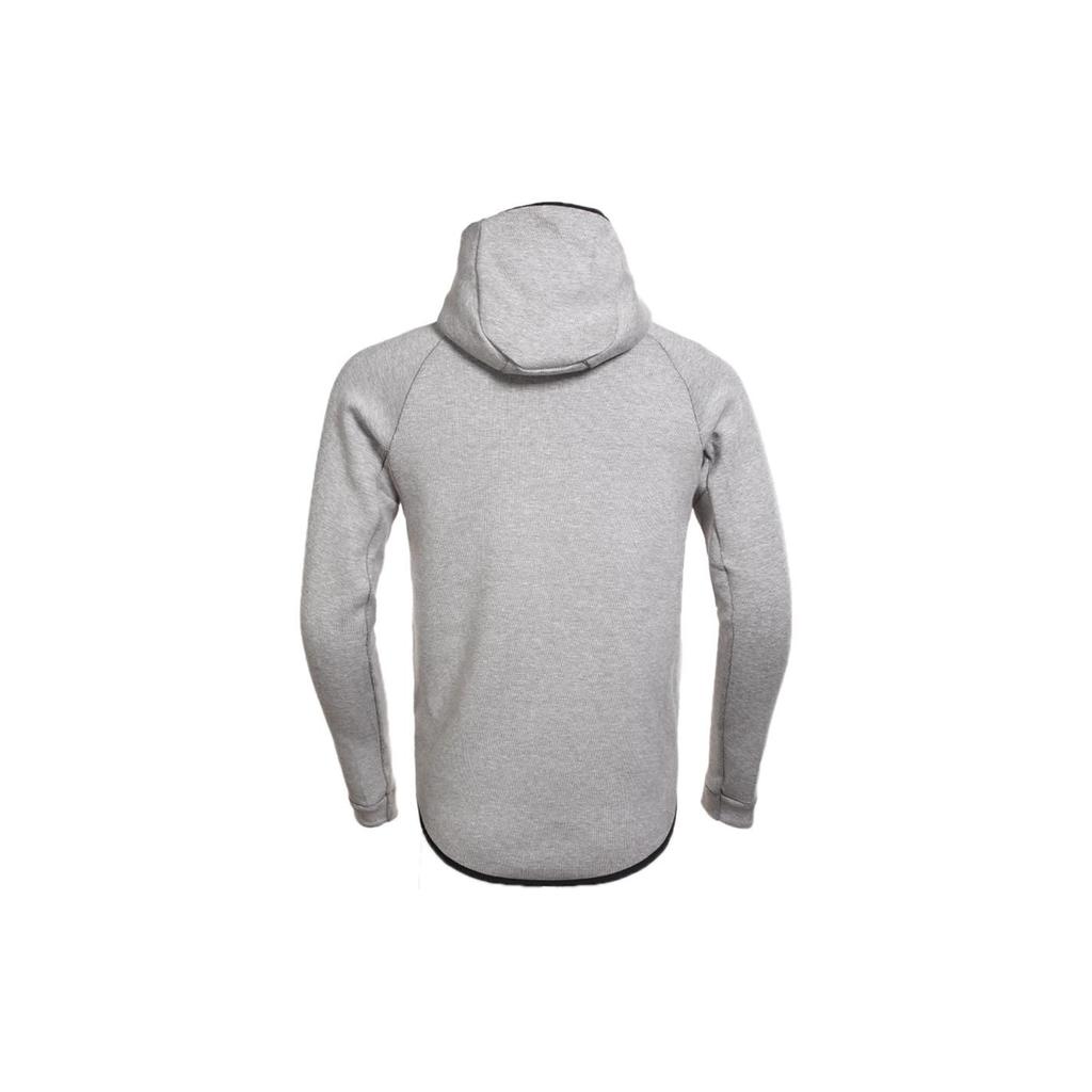 Nike Potisk loga s kapucí Raglánová bunda s dlouhým rukávem Pánská bunda Šedá 805145-072