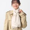 ACCESSOIRES Joe Solid Color with Chrysanthemum Packaged Scarf Pink [Paul & Joe] [Moonbat] (Paul & Accessories) Embroidery, 50078,